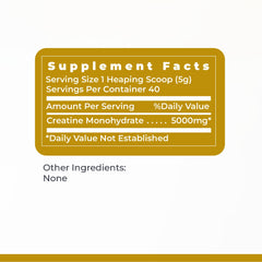Vegan-friendly packaging of Premier Creatine powder appeals to athletes