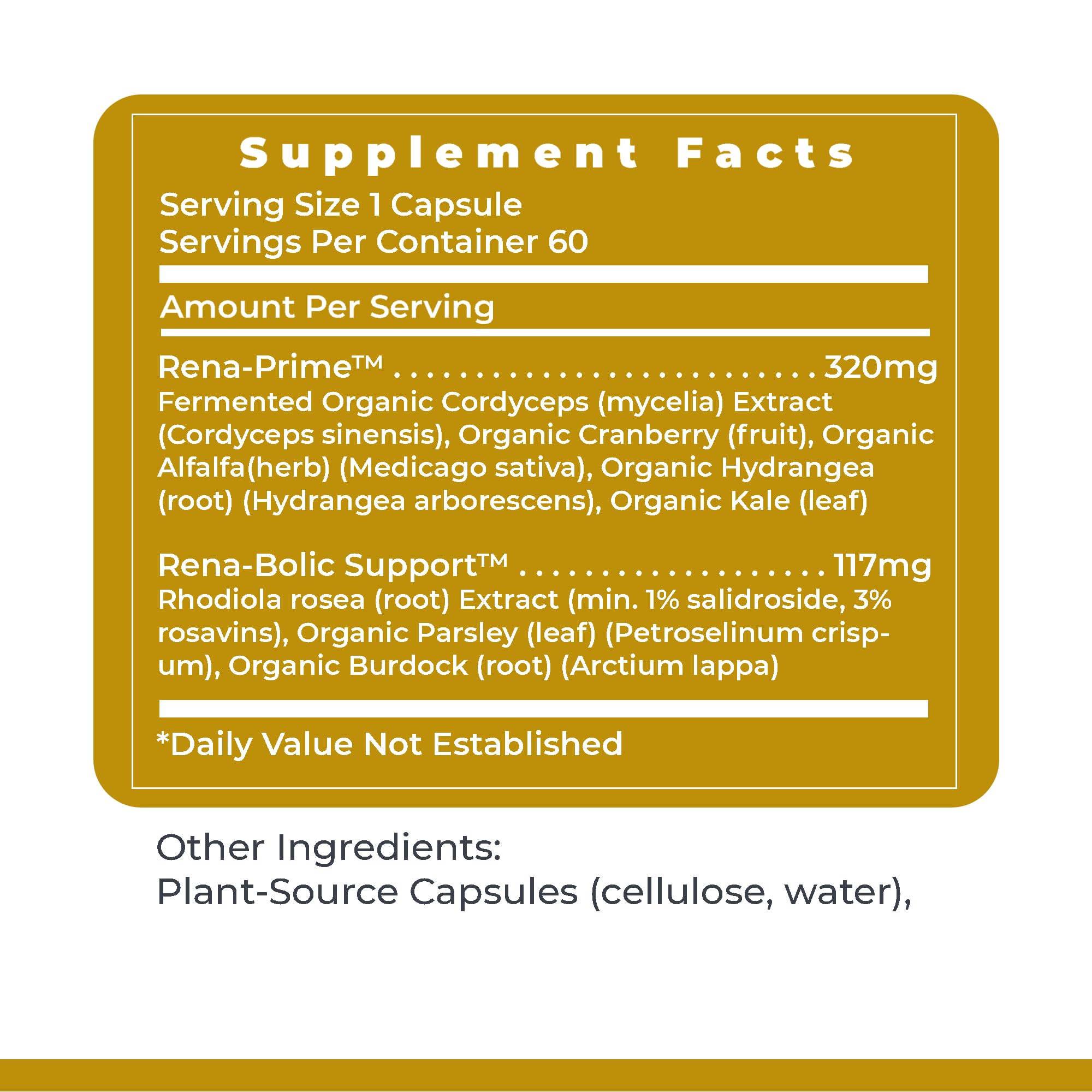 Lifestyle scene with RenaVen product in kitchen to support daily wellness.