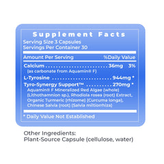 Premier Research Labs Tyrosine Matrix daily-use routine promotes balanced mindset.