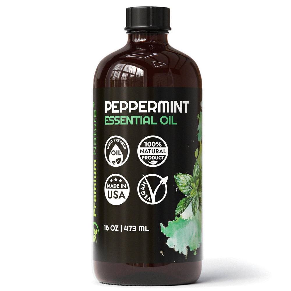 Premium Nature peppermint oil diffuser bottle for a refreshing aromatherapy experience.