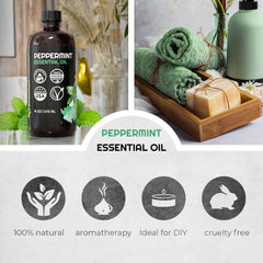 Premium Nature peppermint oil for soap making enables fragrant, customizable products.