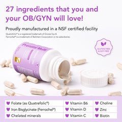 Premom omega-3 DHA softgel highlighting omega-3 support for pregnancy wellness