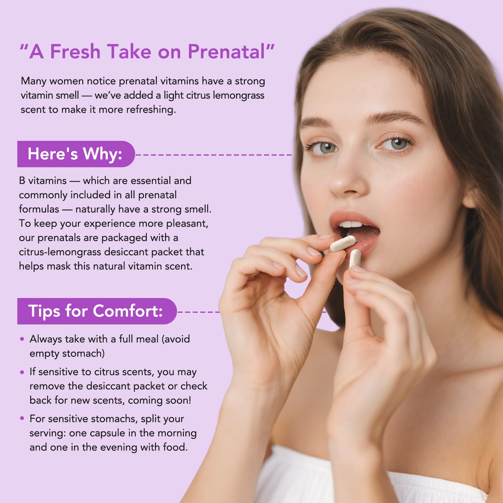 Premom vegan-two-capsules-daily: two convenient capsules per day for complete daily nutrition.