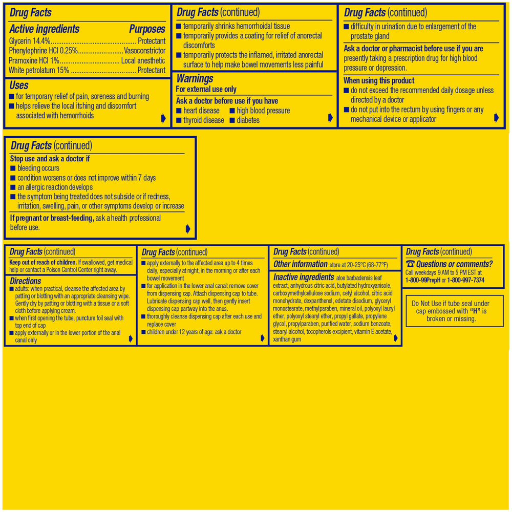 Preparation H 1.8-ounce tube ready for easy daily use.