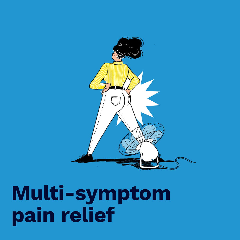 Preparation H blend with vitamin E, panthenol and aloe supports soothing care.