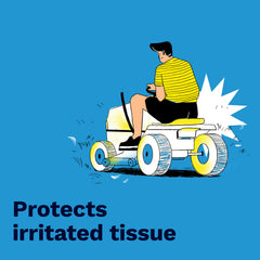 Preparation H cream helps shrink swollen tissue for more comfortable days.