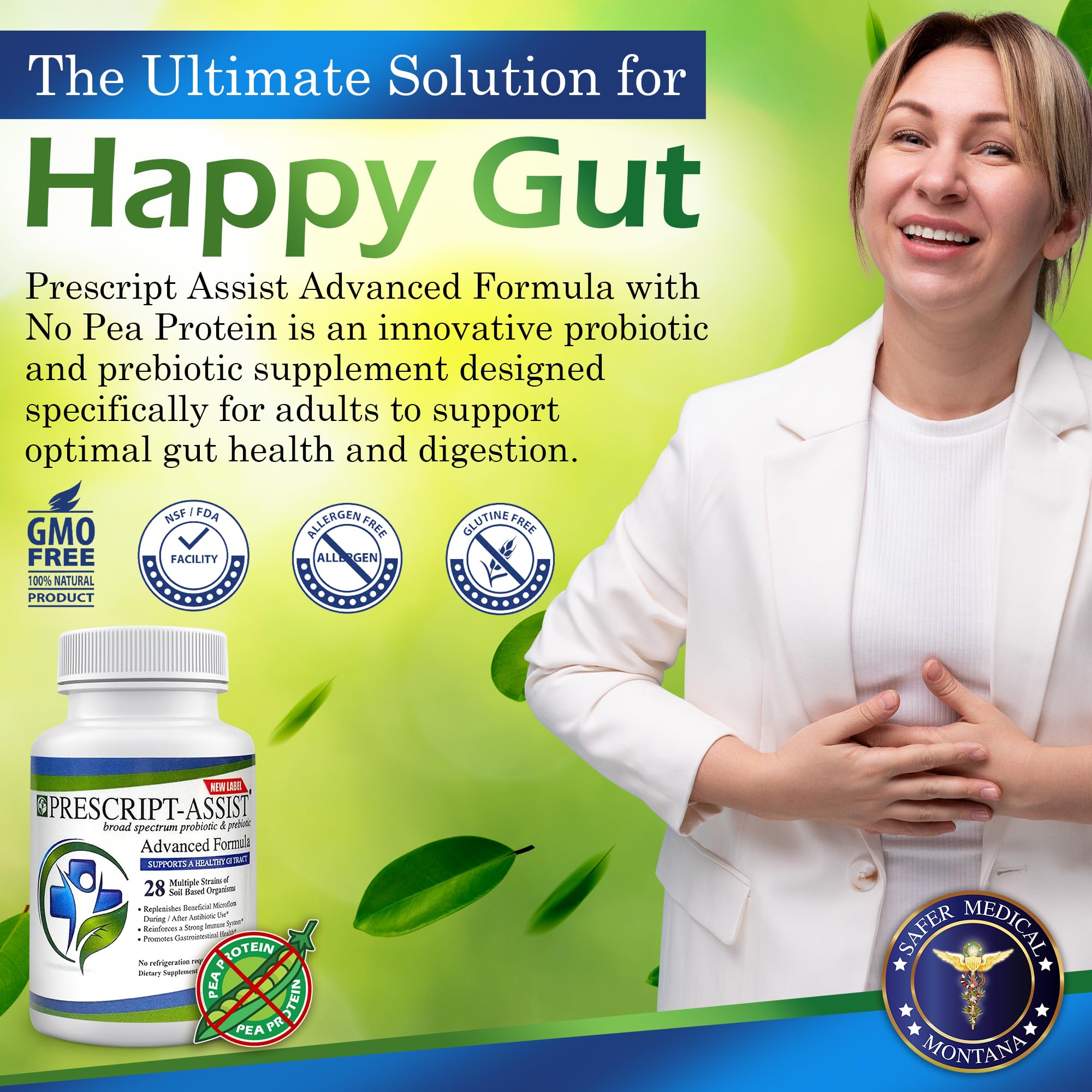 Prescript-Assist 28-strain soil probiotic image signals broad GI support