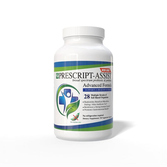 Prescript-Assist digestive balance bottle supports daily gut health