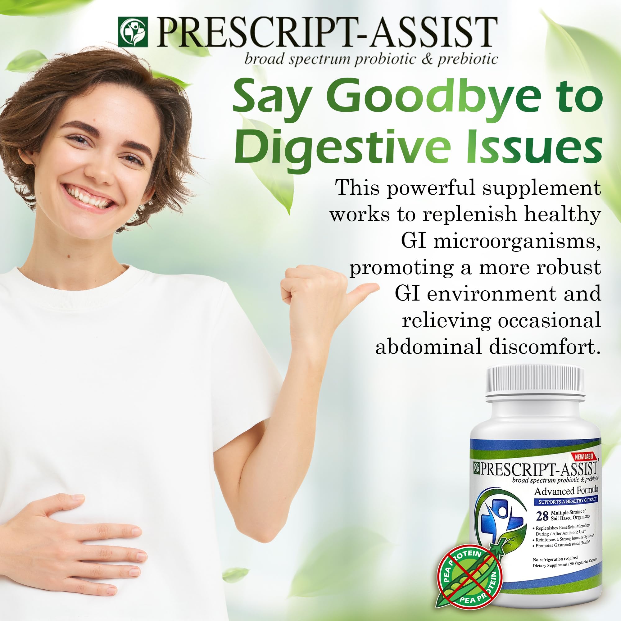 Prescript-Assist shelf-stable bottle emphasizes convenient, no-refrigeration routine