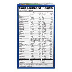 PreserVision AREDS2 formula softgels highlight essential nutrients for ocular health