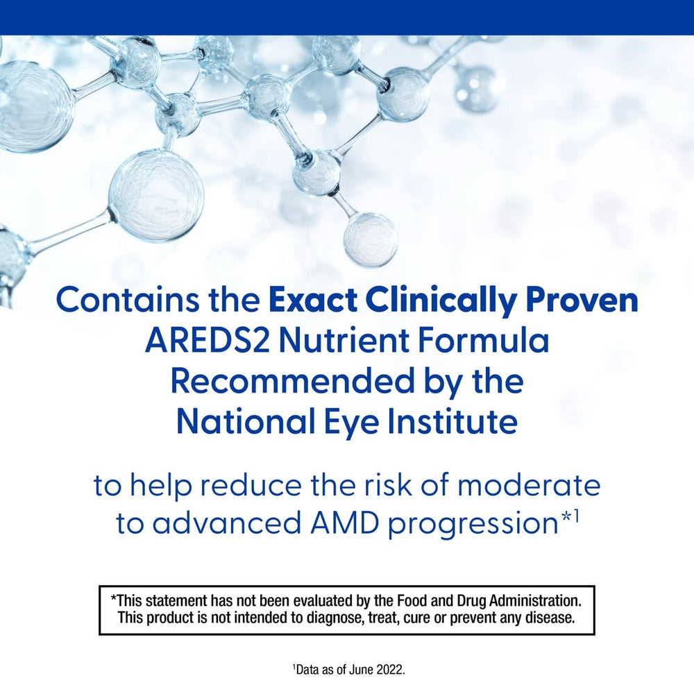 Close-up of PreserVision AREDS2 softgels with smooth texture.