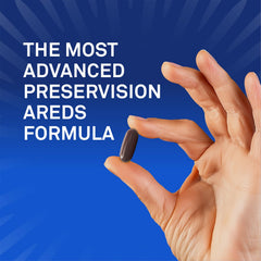 PreserVision AREDS3 pour shot illustrating convenient daily dosing