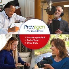 Prevagen 30 capsules visible inside bottle for everyday dosing.