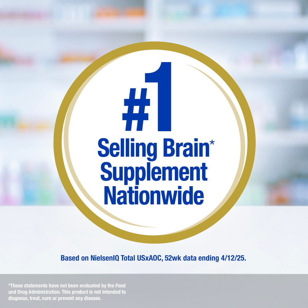 Prevagen brain-support branding on the label communicates focus-friendly use.
