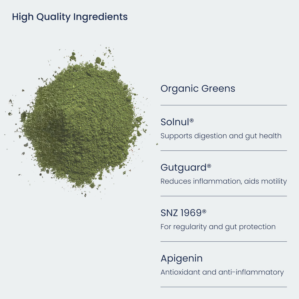 Previnex Gut & Green Superfoods mix with water for natural energy.
