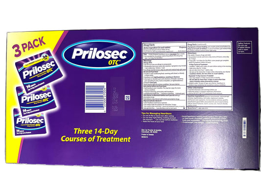 Prilosec OTC tablets ready to take for on-the-go heartburn relief
