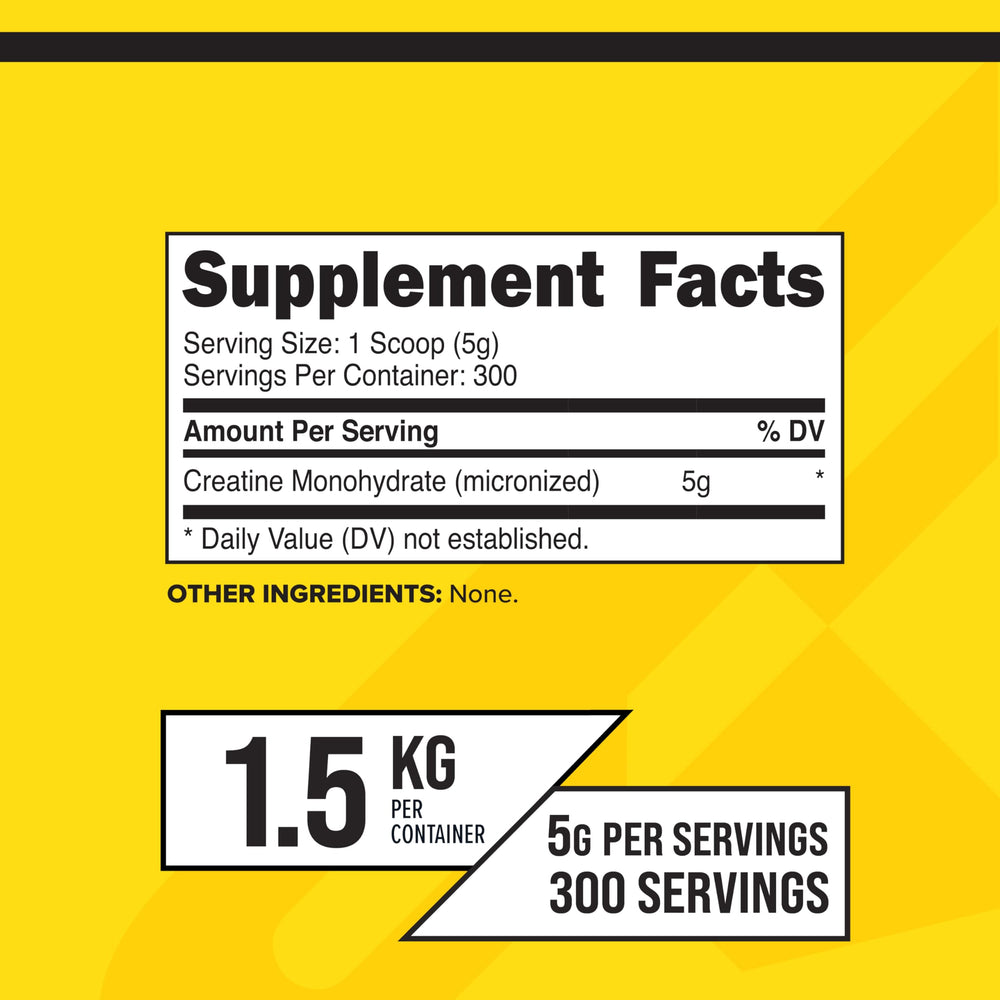 Primaforce Creatine Monohydrate powder scoop ready for precise dosing.