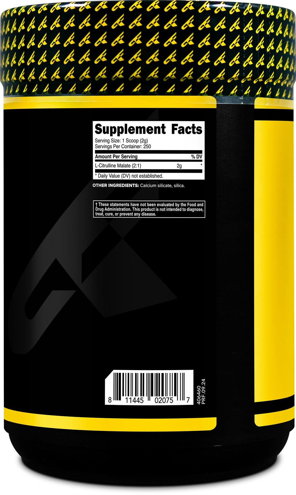 Primaforce L-Citrulline Malate Powder Label shows potency and purity.