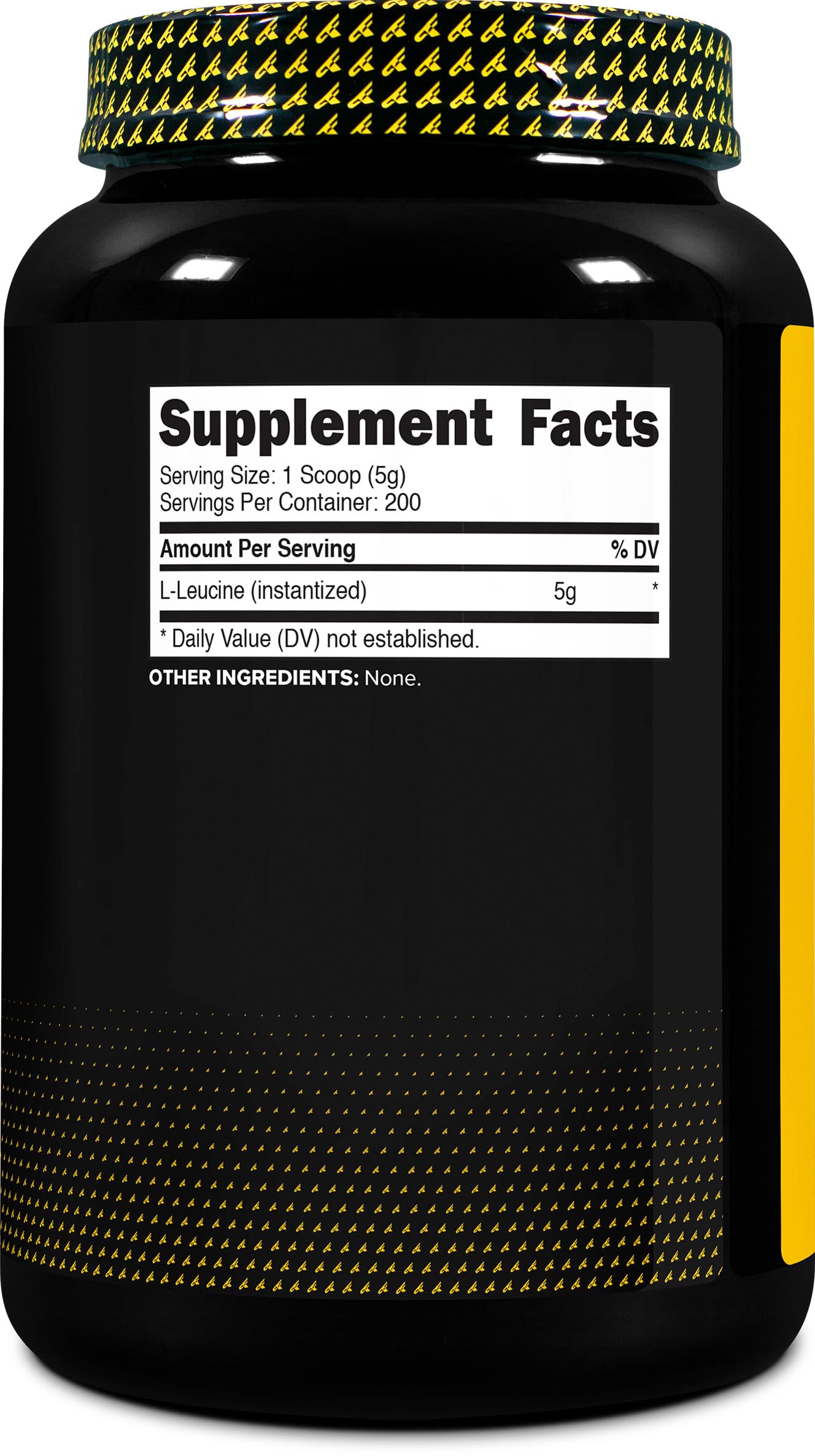 Primaforce L-Leucine powder being poured into a shaker for post-workout use.