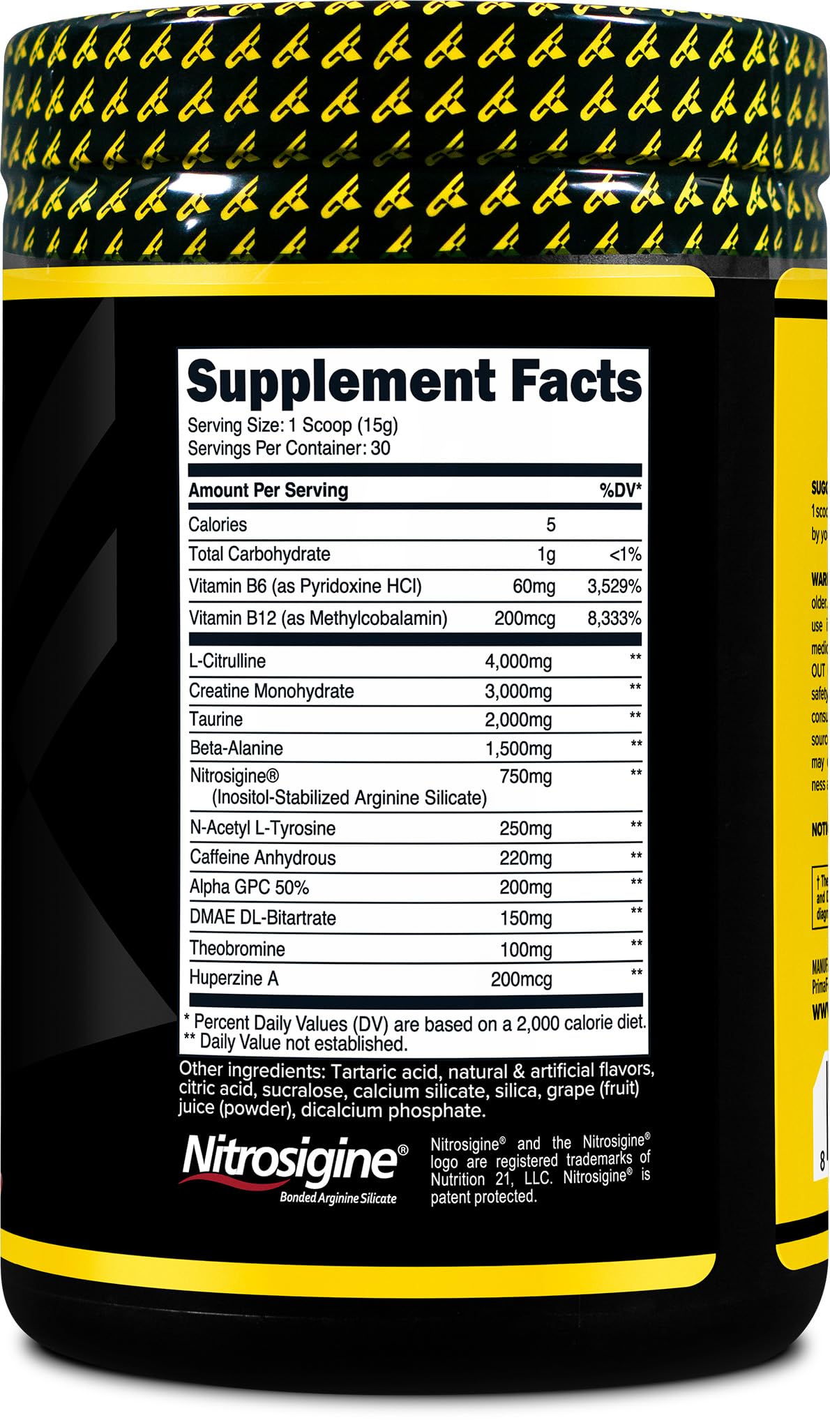 Primaforce grape prepared drink illustrates quick hydration before exercise
