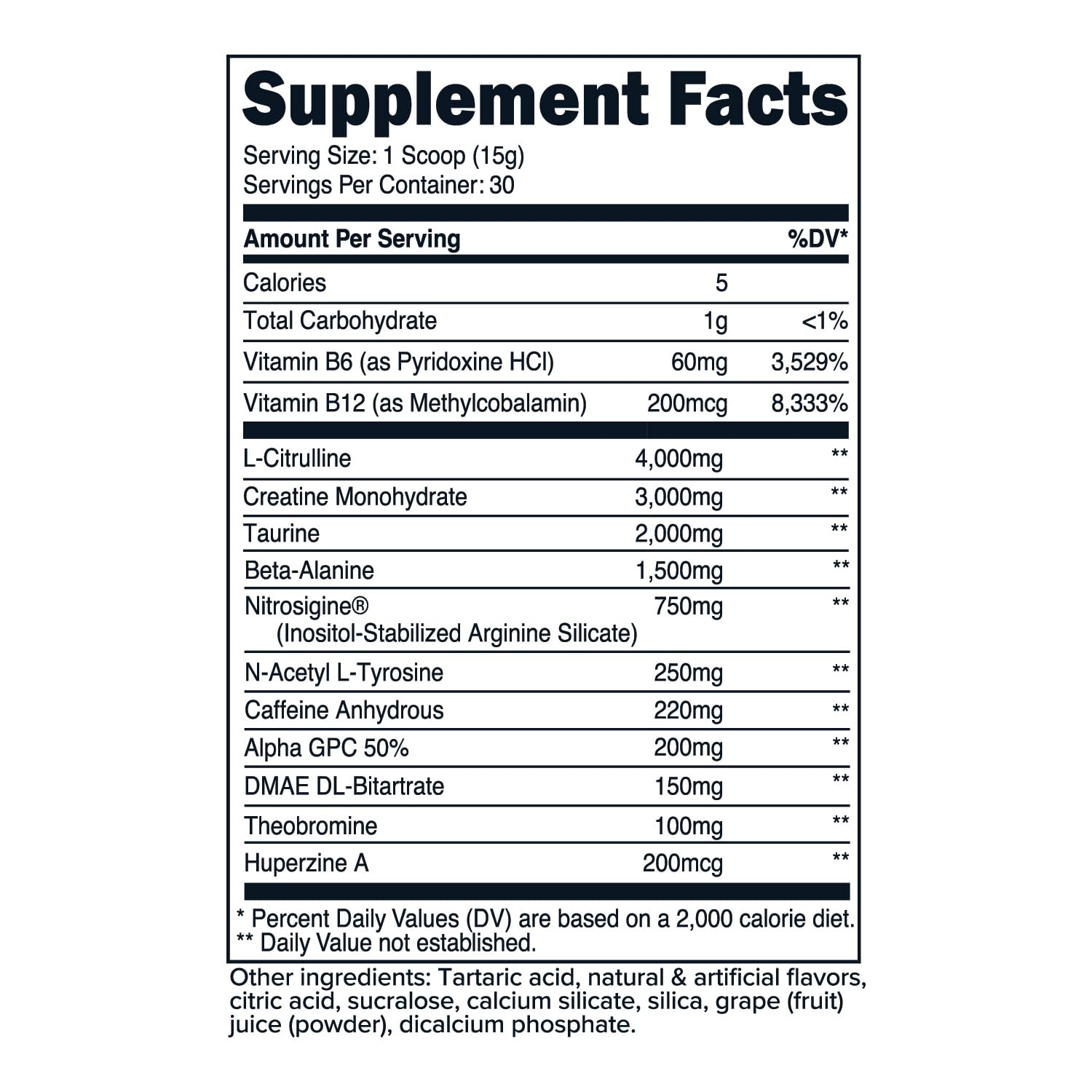 Primaforce grape scoop shows precise serving for optimized pre-workout fueling