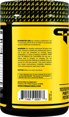 Primaforce pre-workout Watermelon Candy powder close-up ready for quick mixing.