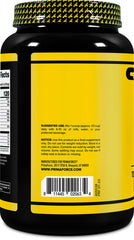 Primaforce Whey Protein Isolate Vanilla 2lb nutrition label highlights non-GMO and gluten-free.