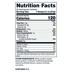 Primaforce Whey Protein Isolate Vanilla 2lb serving scoop for easy portion control.