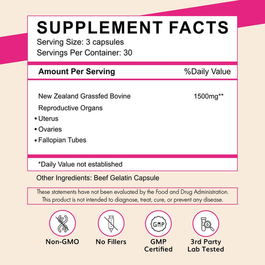 Close-up of Primal Being Female Vitality capsules for easy daily use