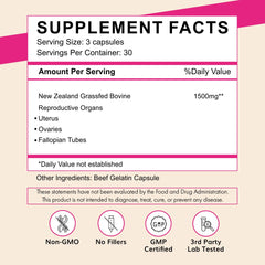Close-up of Primal Being Female Vitality capsules for easy daily use