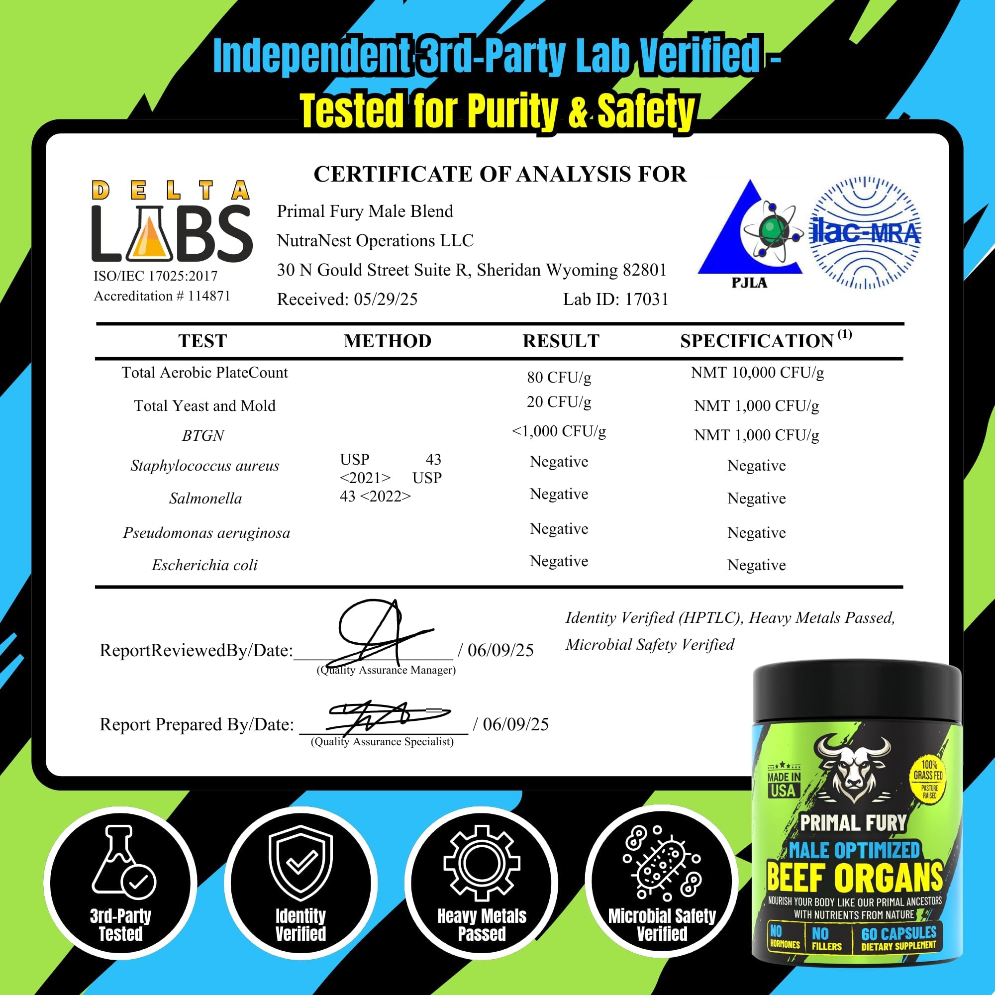 PRIMAL FURY liver organ capsules for daily energy and resilience.