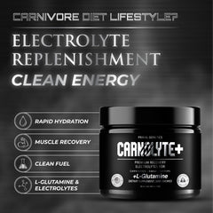 PRIMAL GENETICS Carnolyte+ zero-sugar option for keto and fasting plans.