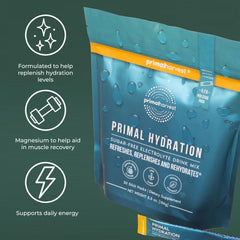 Vitamin-rich hydration formula highlighting C, B vitamins, and minerals.