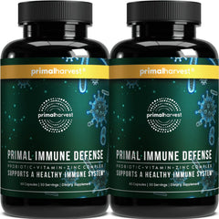 Primal Harvest Primal Immune Defense bottle front for daily immune support