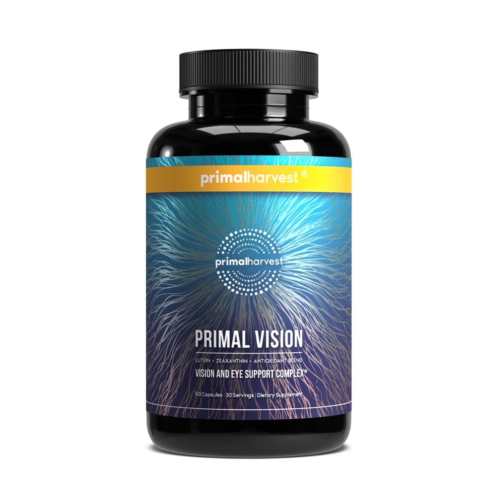 Primal Harvest Primal Vision bottle-front for daily eye health support