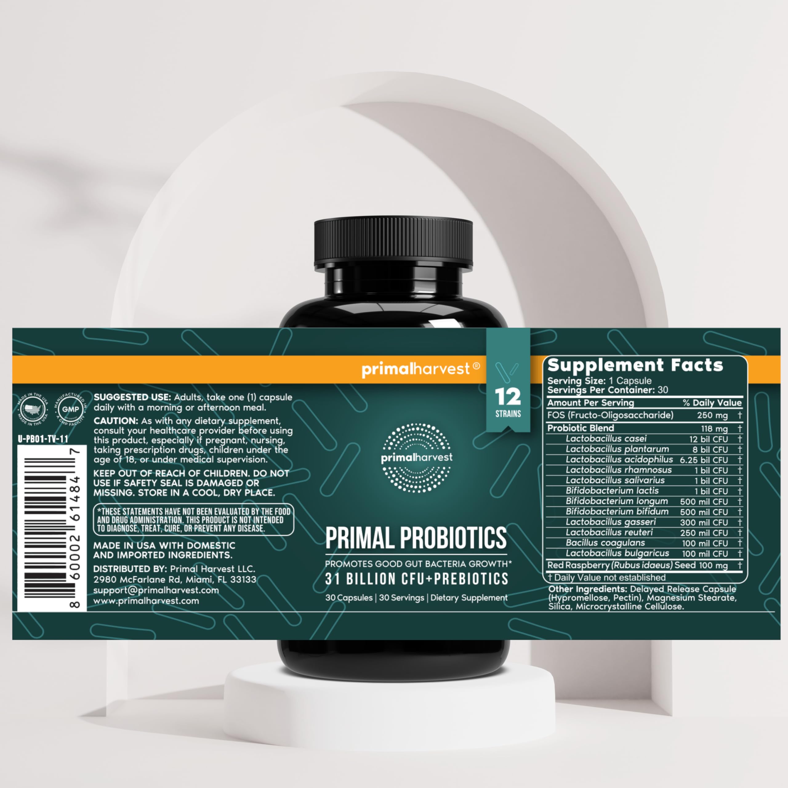 Primal Harvest shelf-stable packaging for convenient, on-the-go use.