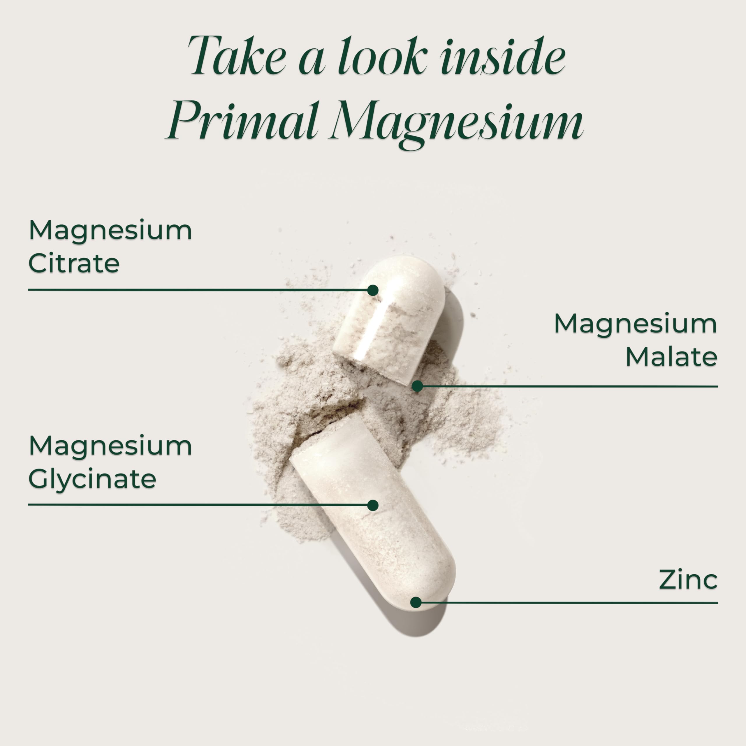 Zinc 25mg per capsule supports immune function.