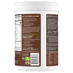 Primal Kitchen Chocolate Coconut Collagen Fuel Drink Mix mixing in glass demonstrates ready-to-drink convenience and smooth texture