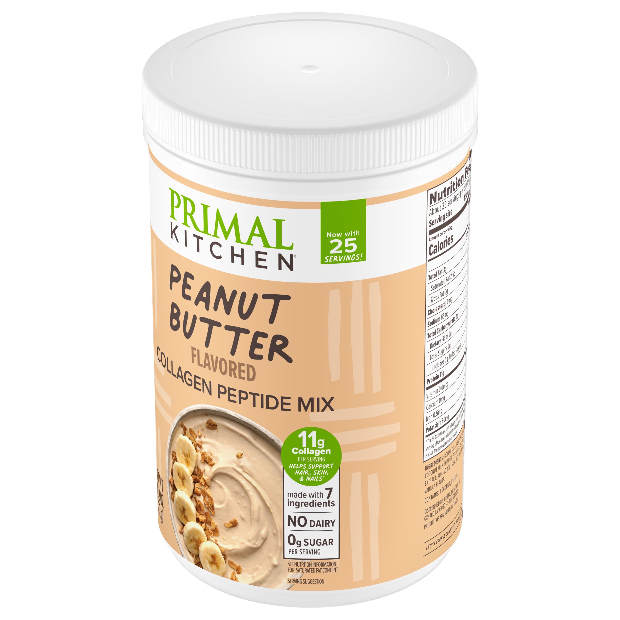Primal Kitchen Collagen Fuel ready for baking muffins or pancakes.