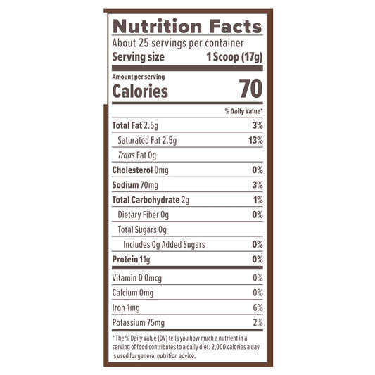 Primal Kitchen Collagen Fuel Chocolate Coconut bottle with scoop demonstrates easy mixing.