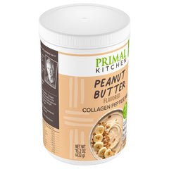 Primal Kitchen Collagen Fuel dissolving in a hot beverage for a cozy sip.