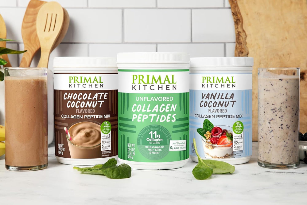 Primal Kitchen collagen variety pack on display for shopping