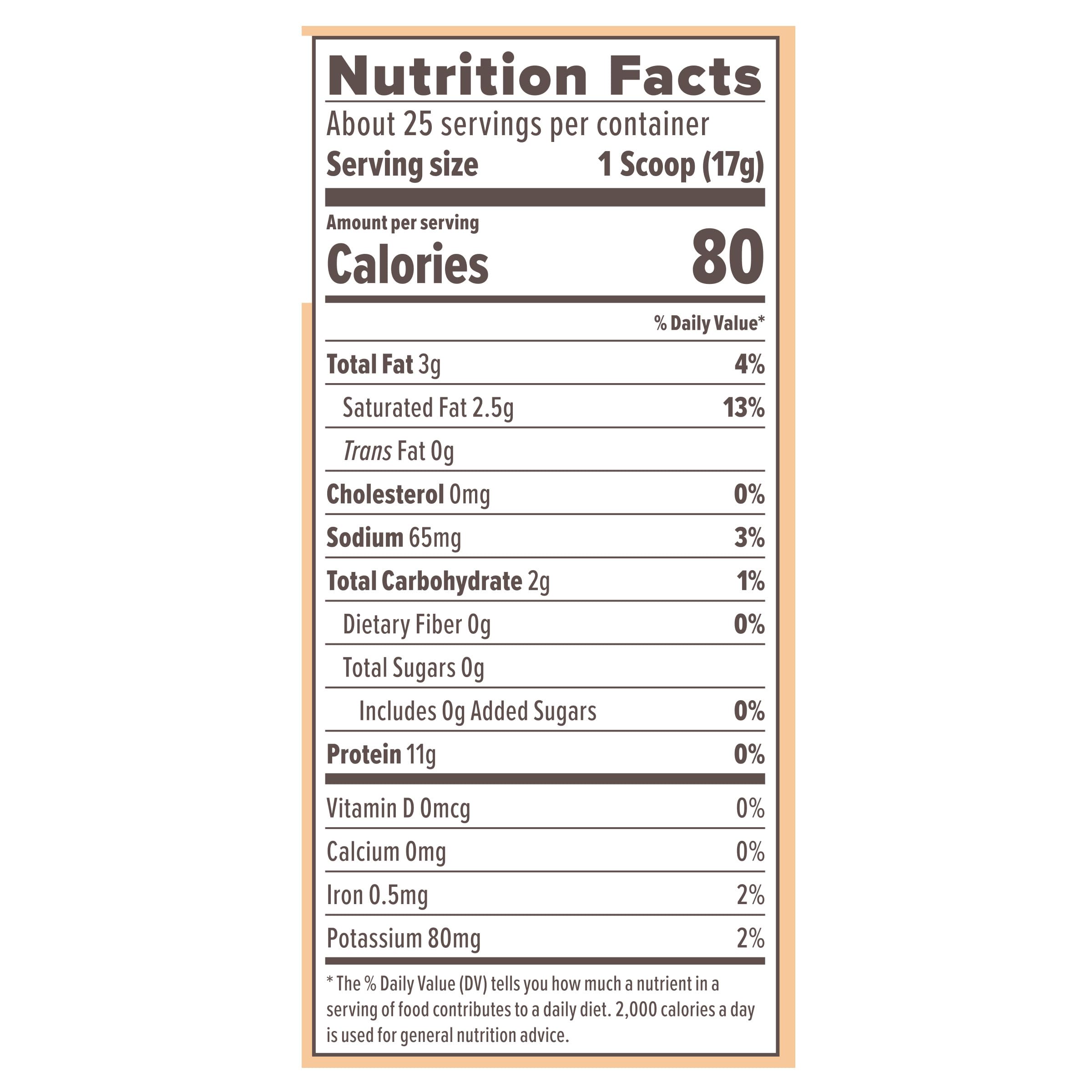 Primal Kitchen Collagen Fuel ingredients label highlights a dairy-free formula.