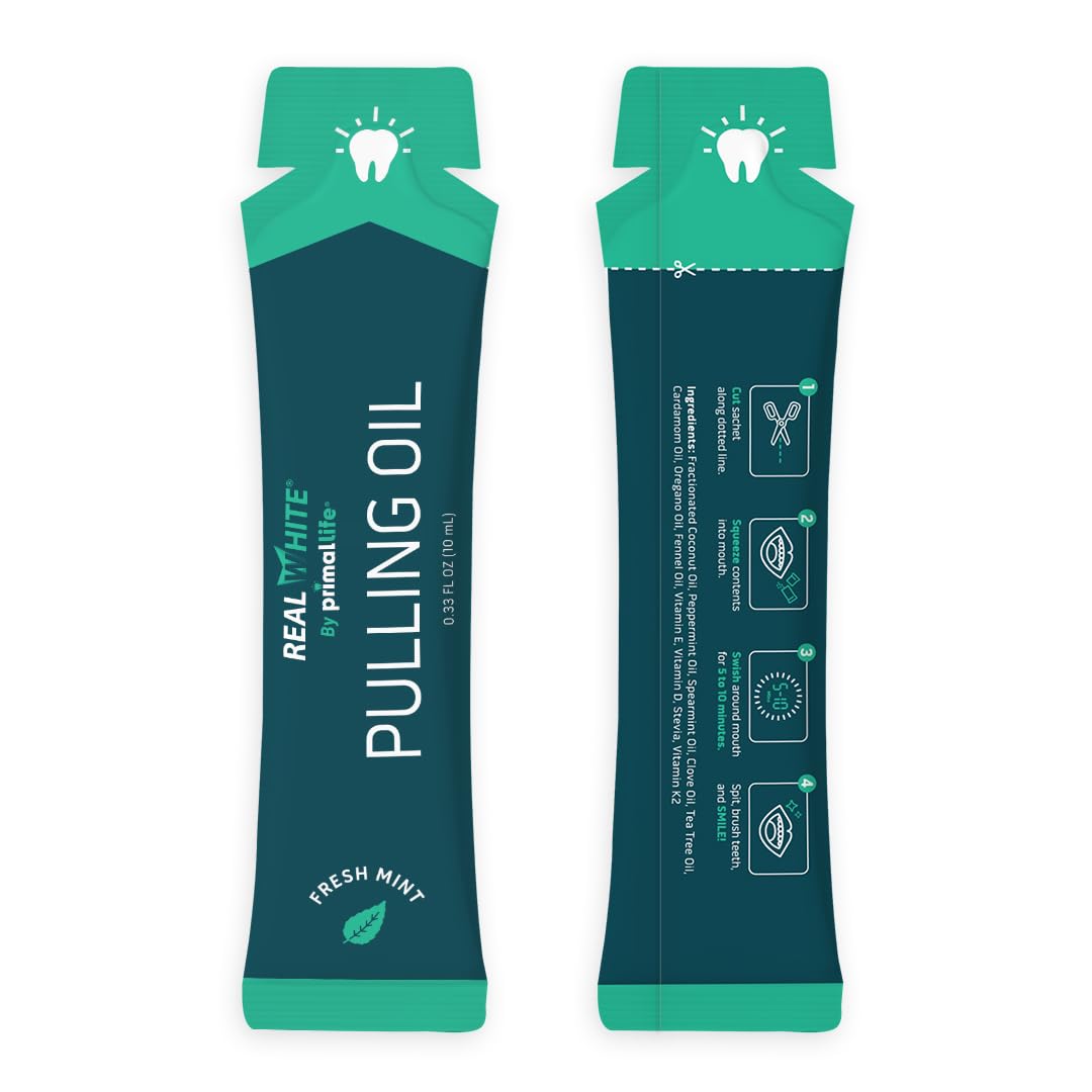 Primal Life Organics Real White Pulling Oil ingredients: coconut oil and essential oils.