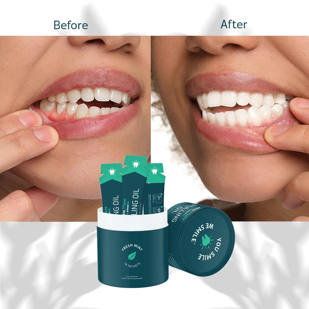 Mint-flavored sachet close-up highlighting fresh breath benefits.