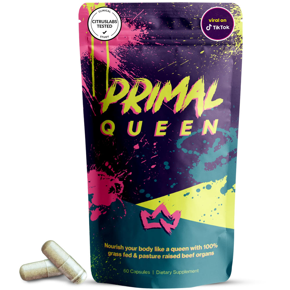 Primal Queen beef liver capsules for daily nutrition support