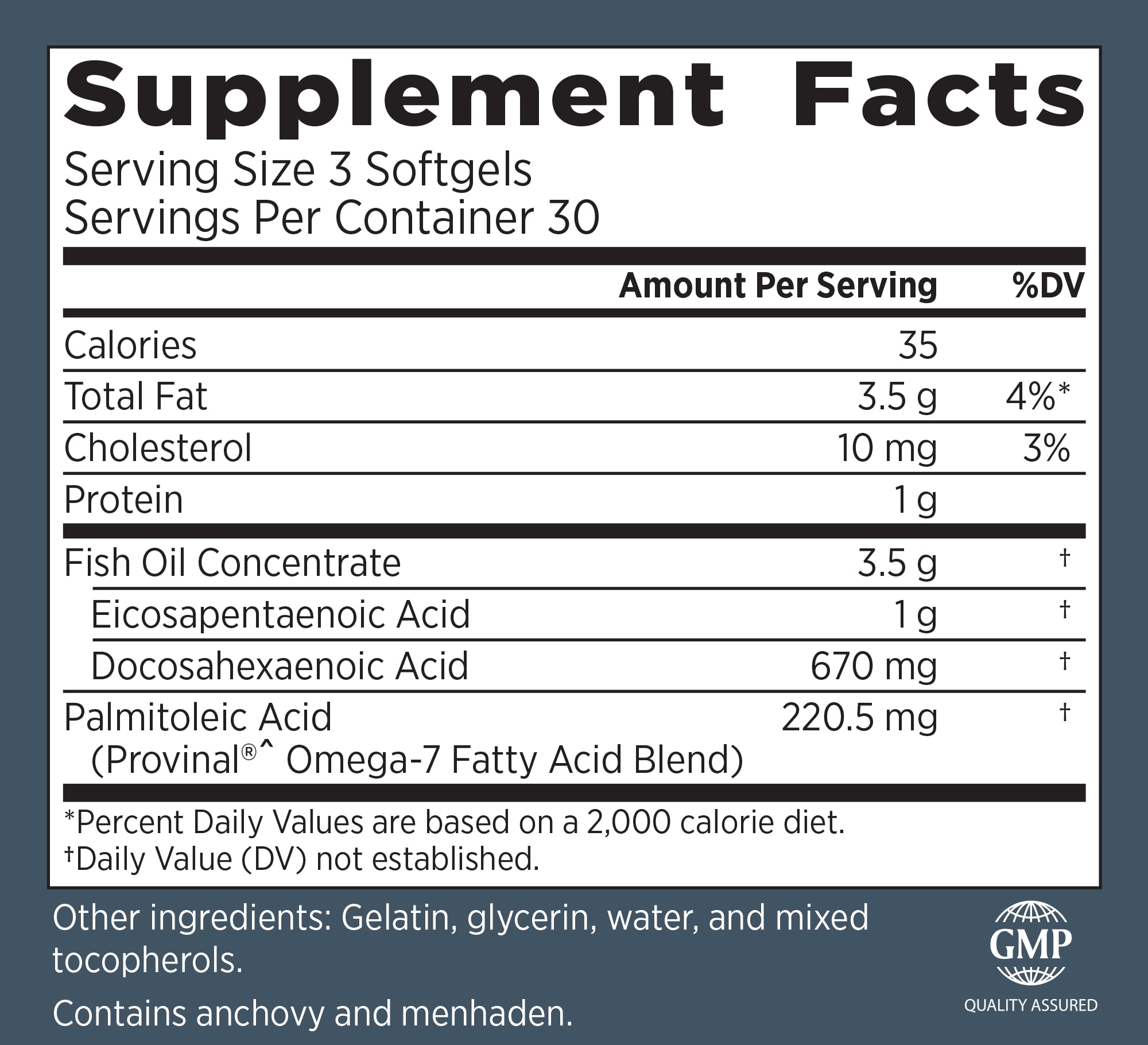 DuOmega 3&7 softgel capsules close-up highlighting ultra-purified capsules for absorption.
