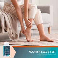 Primal Labs nerve support in hand demonstrates portable, easy daily use.