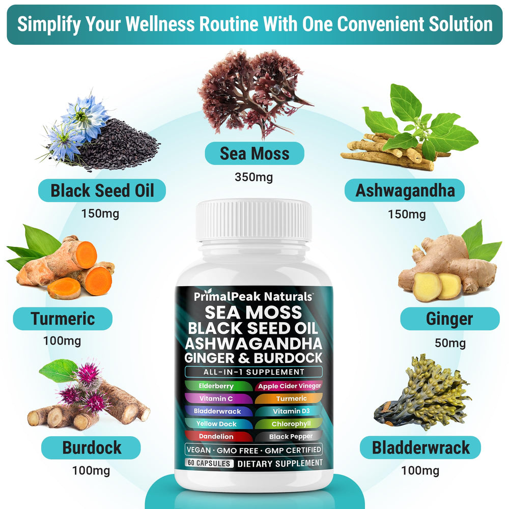 PrimalPeak Naturals black seed oil capsules close-up for immune support benefits
