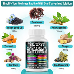 PrimalPeak Naturals black seed oil capsules close-up for immune support benefits